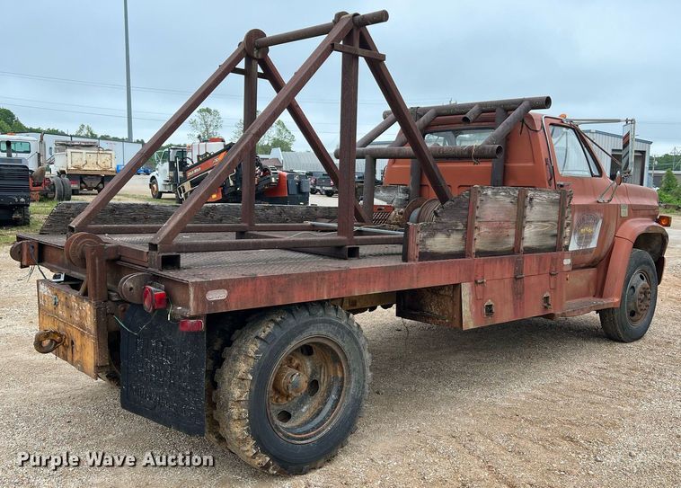 image for item LI9736 1978 Chevrolet C60 Custom Deluxe  flatbed truck