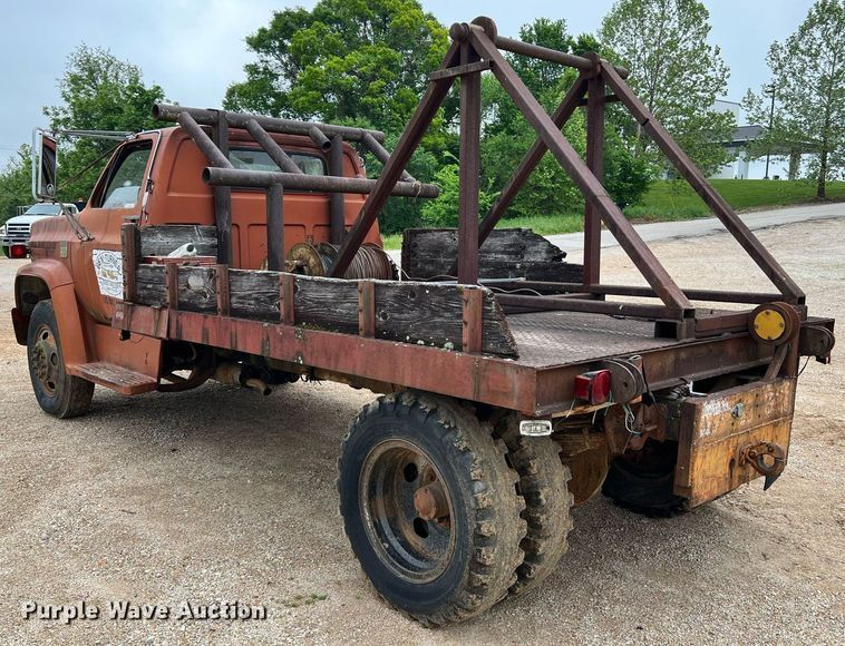 image for item LI9736 1978 Chevrolet C60 Custom Deluxe  flatbed truck