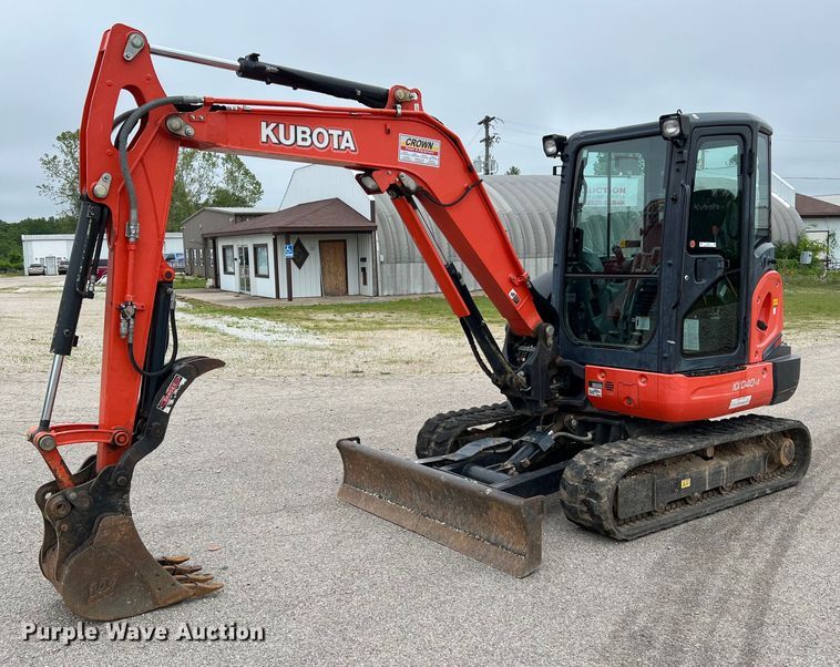 image for item LI9737 2018 Kubota KX040-4  mini excavator