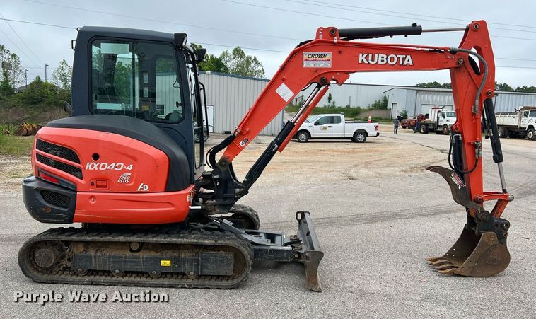 image for item LI9737 2018 Kubota KX040-4  mini excavator