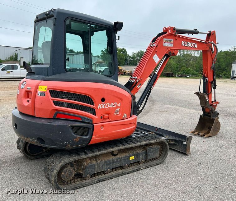 image for item LI9737 2018 Kubota KX040-4  mini excavator