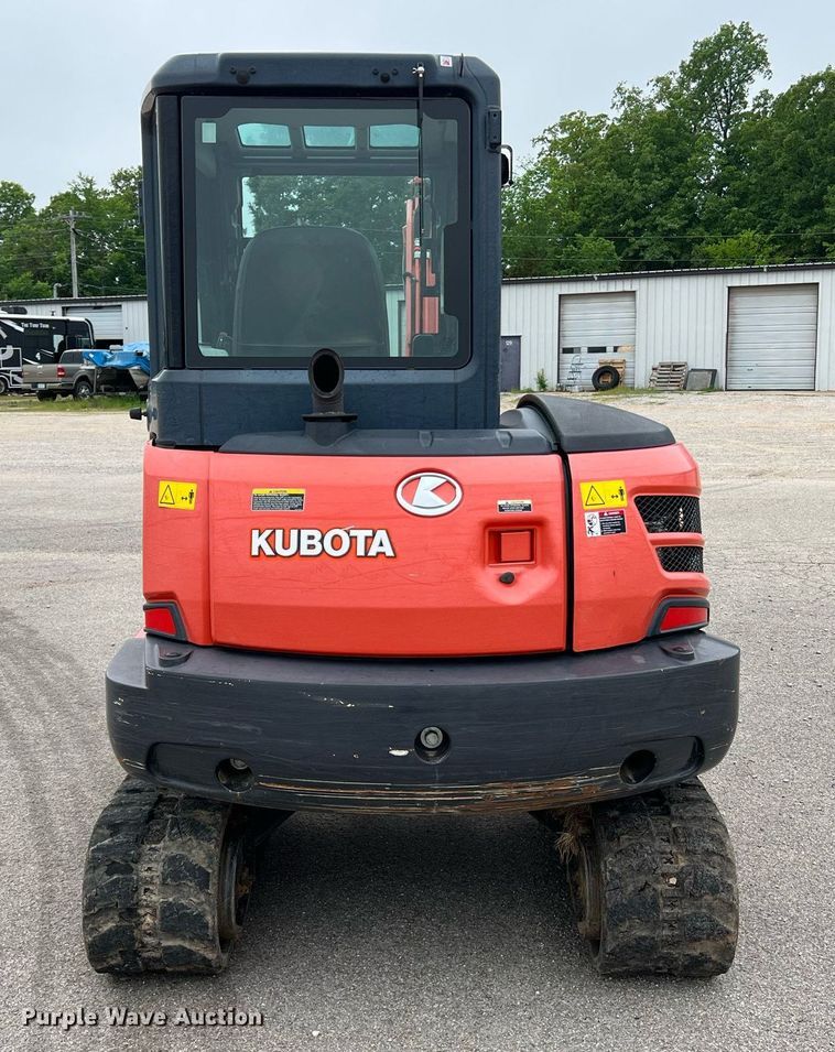 image for item LI9737 2018 Kubota KX040-4  mini excavator