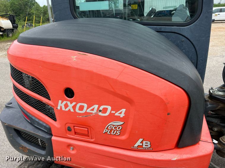image for item LI9737 2018 Kubota KX040-4  mini excavator