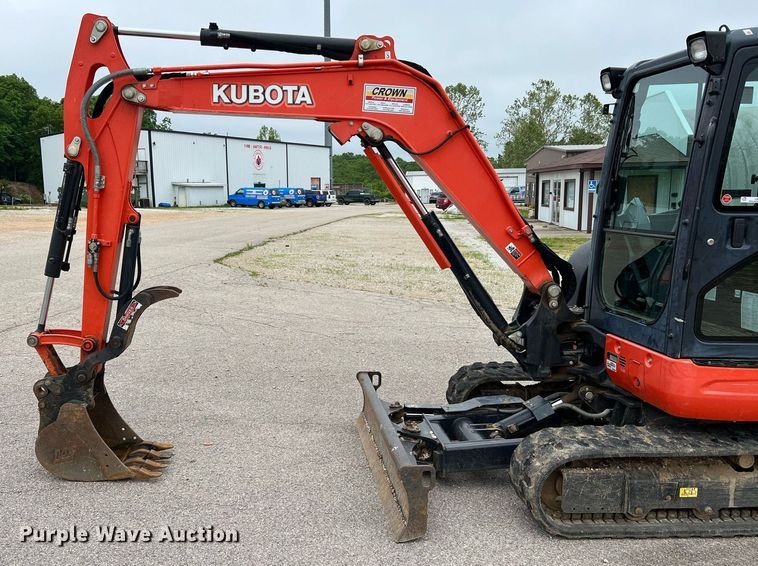 image for item LI9737 2018 Kubota KX040-4  mini excavator