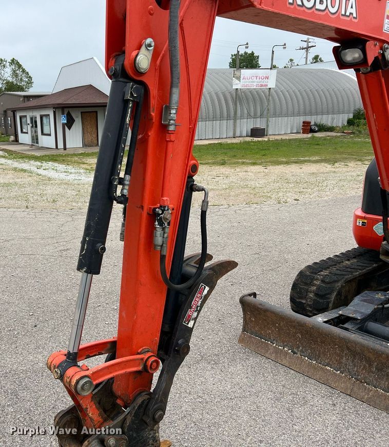 image for item LI9737 2018 Kubota KX040-4  mini excavator