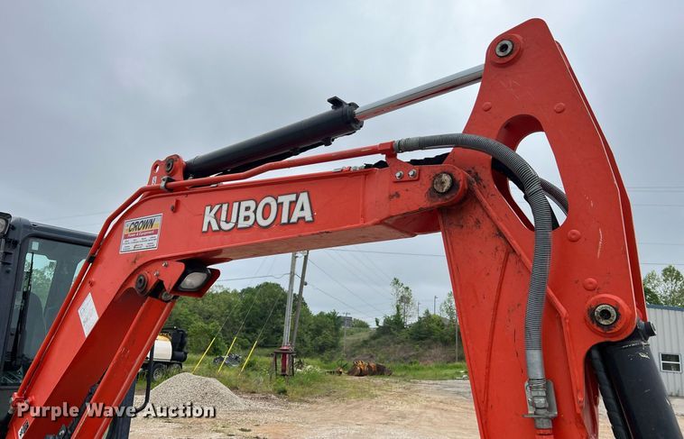 image for item LI9737 2018 Kubota KX040-4  mini excavator