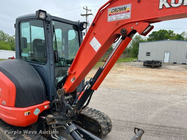 image for item LI9737 2018 Kubota KX040-4  mini excavator