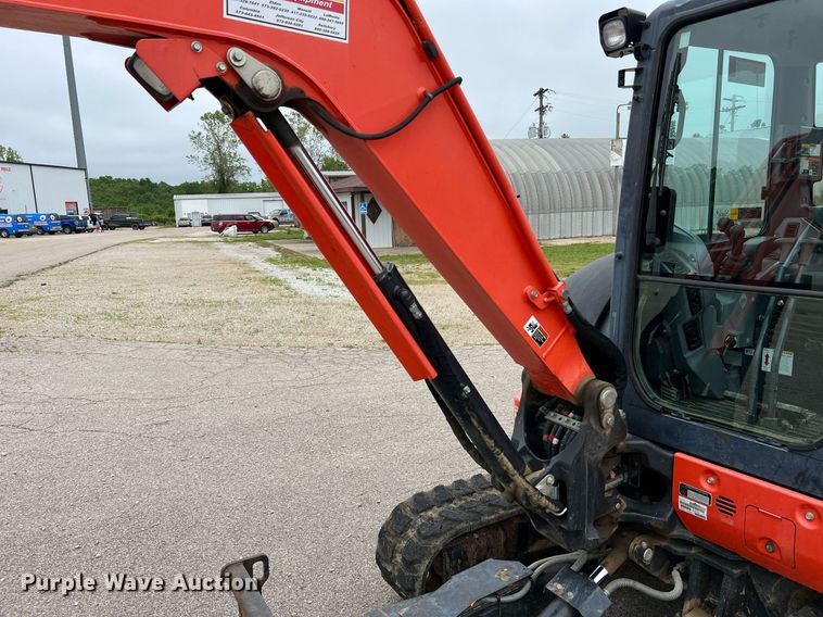 image for item LI9737 2018 Kubota KX040-4  mini excavator