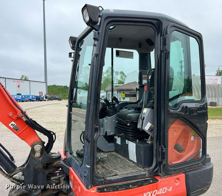 image for item LI9737 2018 Kubota KX040-4  mini excavator