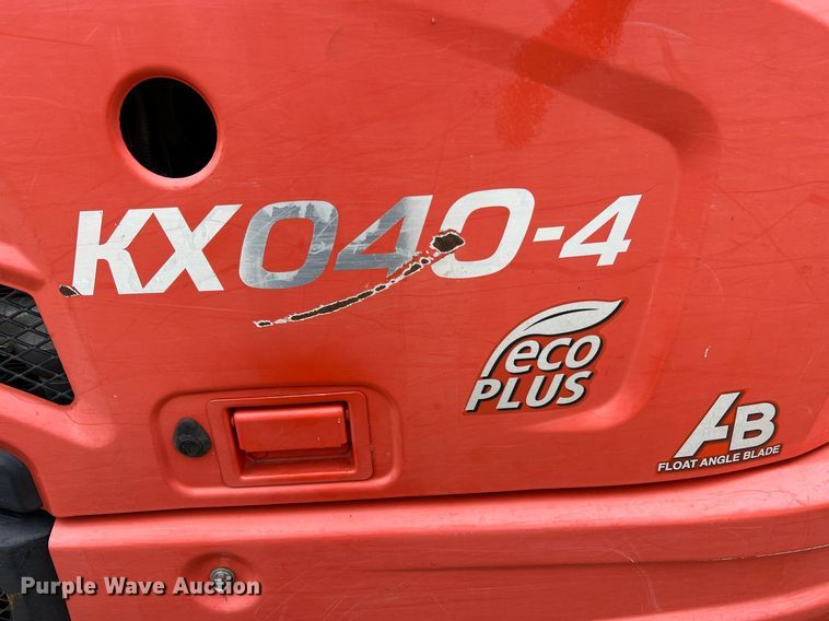 image for item LI9737 2018 Kubota KX040-4  mini excavator