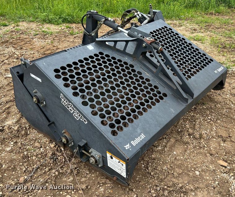 image for item LI9739 Bobcat 6B  70"W skid steer landscape rake