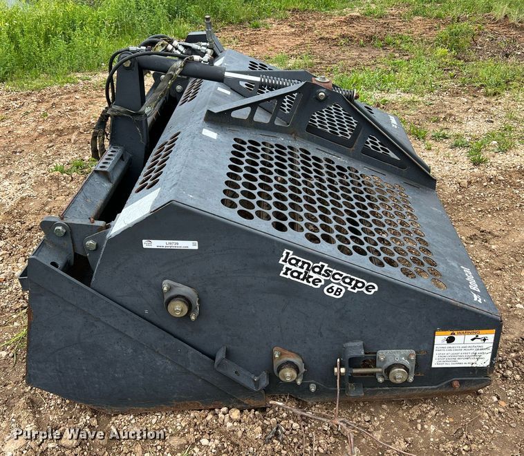 image for item LI9739 Bobcat 6B  70"W skid steer landscape rake