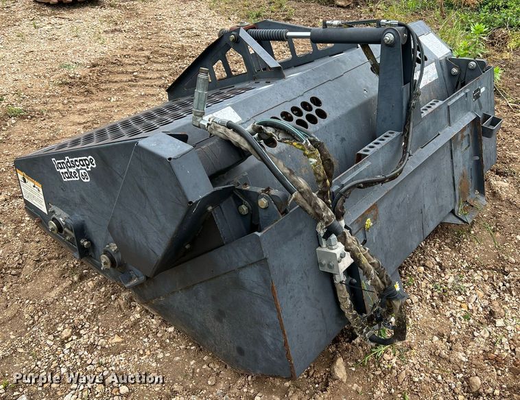 image for item LI9739 Bobcat 6B  70"W skid steer landscape rake