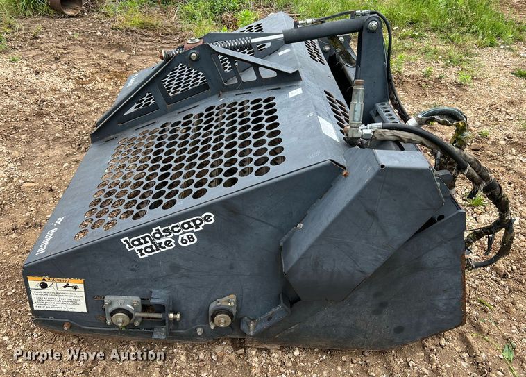 image for item LI9739 Bobcat 6B  70"W skid steer landscape rake