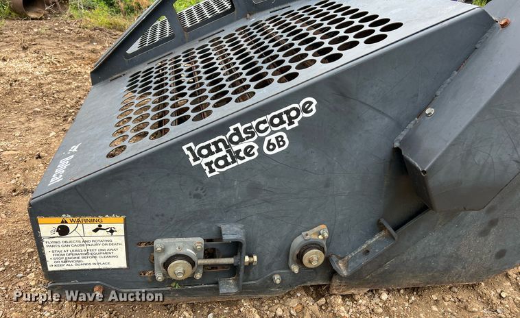 image for item LI9739 Bobcat 6B  70"W skid steer landscape rake