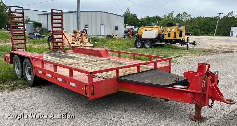 image for item LI9741 1993 Ditch Witch TP20  equipment trailer
