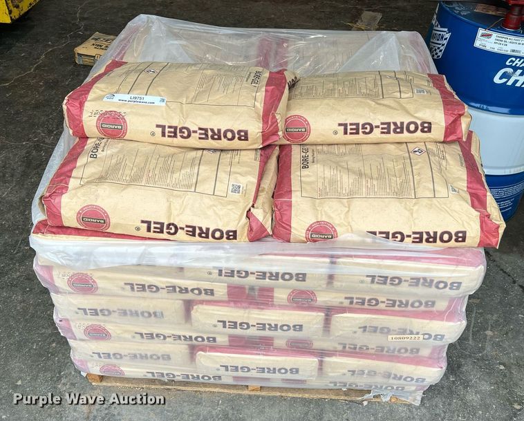 image for item LI9751 (44) bags of Bore-Gel boring fluid system