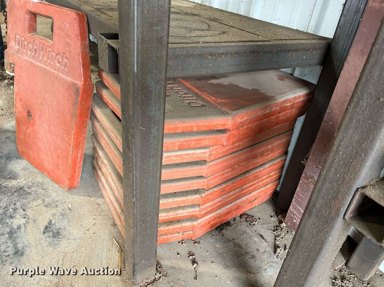 image for item LI9767 (10) Ditch Witch 100 lbs suitcase weights