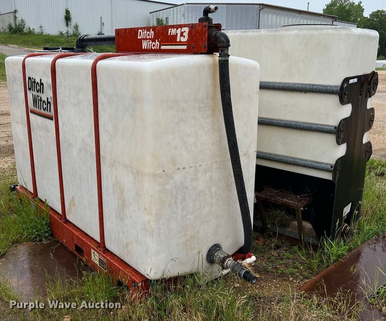 image for item LI9769 (2) fluid mixing system poly tanks