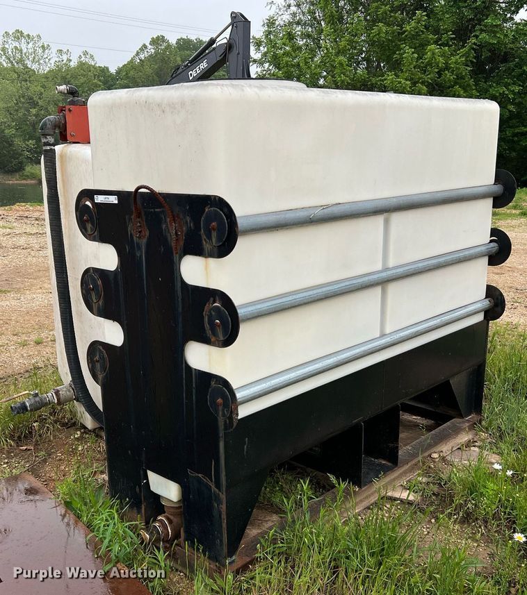 image for item LI9769 (2) fluid mixing system poly tanks