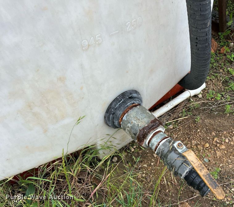 image for item LI9769 (2) fluid mixing system poly tanks