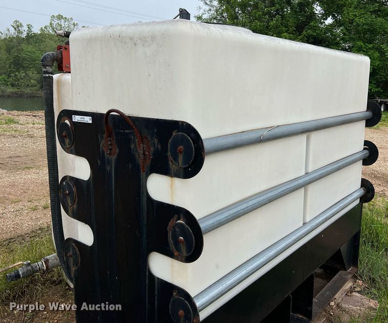 image for item LI9769 (2) fluid mixing system poly tanks