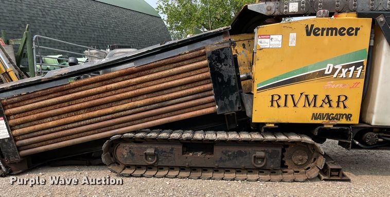 image for item LJ9675 2008 Vermeer D7X11 Series II  directional boring unit