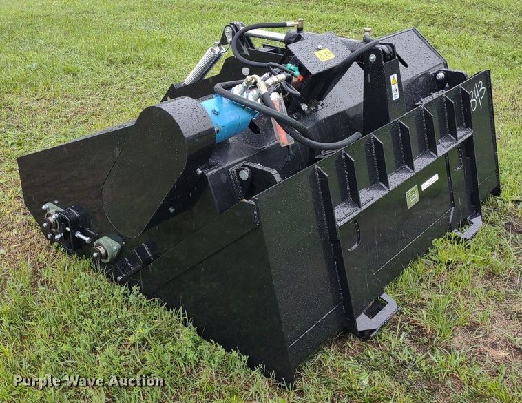 image for item LL9136 2022 TopCat ECSSLR72  skid steer landscape rake