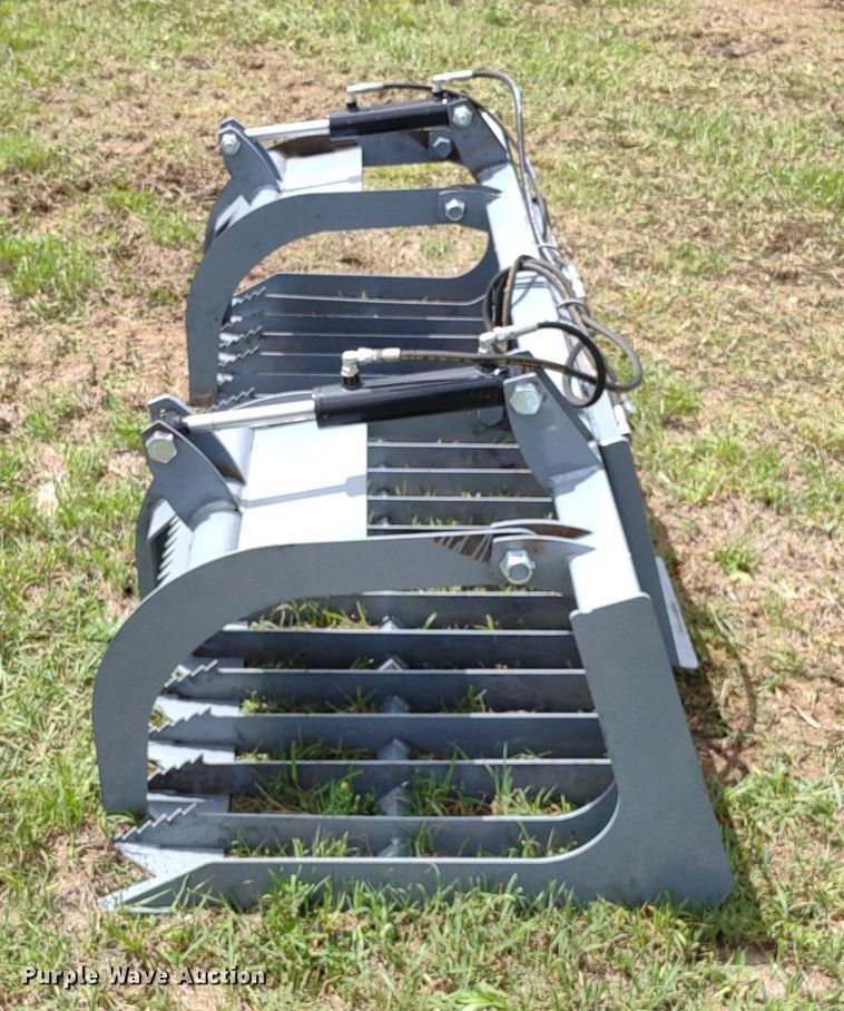 image for item LL9146 84"W skid steer grapple bucket