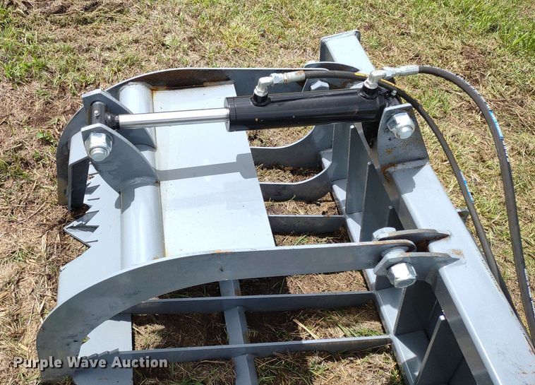 image for item LL9146 84"W skid steer grapple bucket
