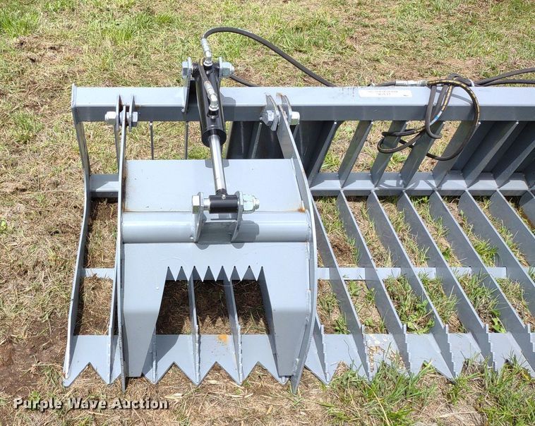 image for item LL9146 84"W skid steer grapple bucket