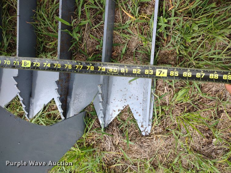 image for item LL9146 84"W skid steer grapple bucket