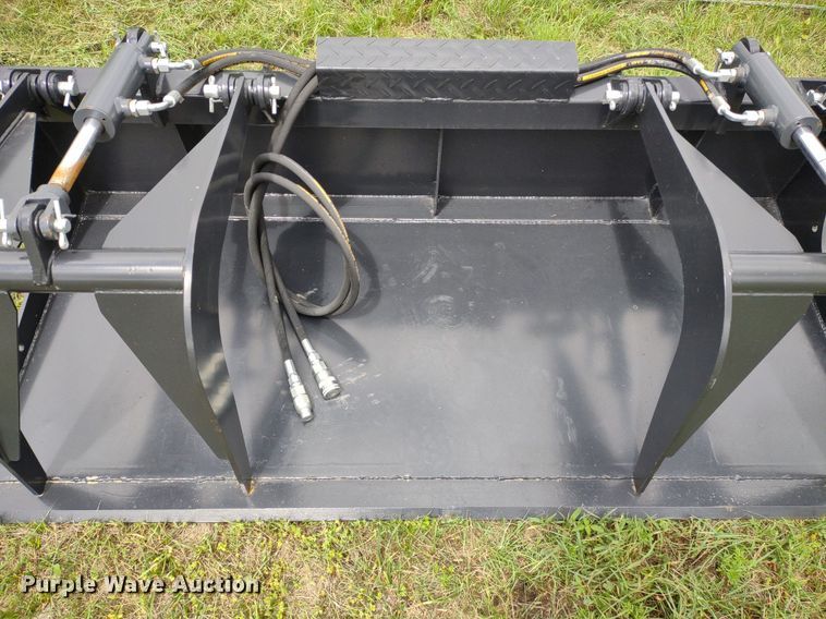 image for item LL9147 JCT  72"W skid steer grapple bucket