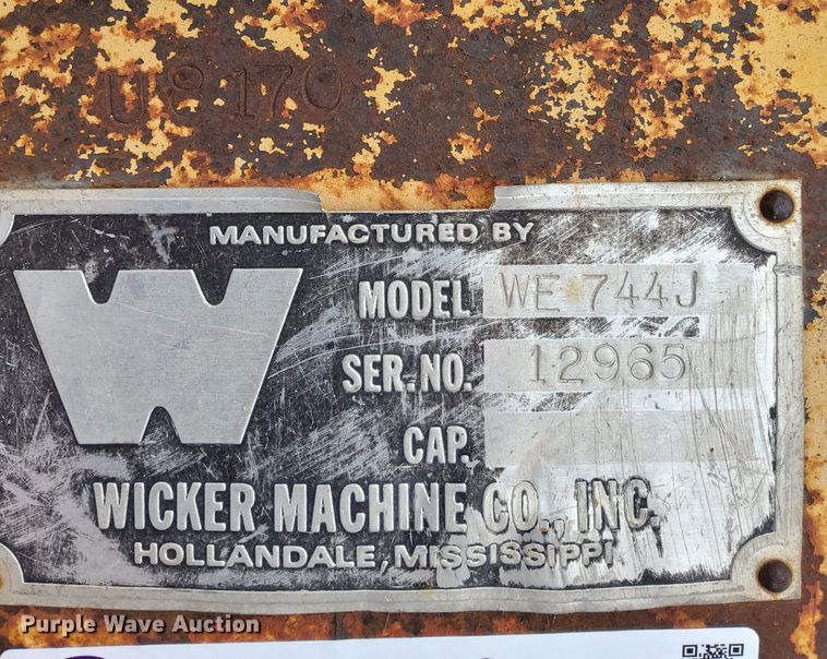 image for item LP9610 Wicker WE 744J  log grapple