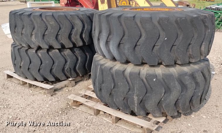 image for item LP9617 (4) Triangle 20.5-25 tires and wheels