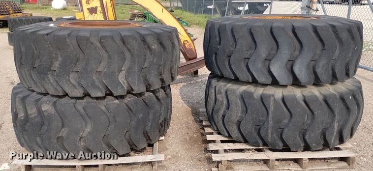 image for item LP9617 (4) Triangle 20.5-25 tires and wheels