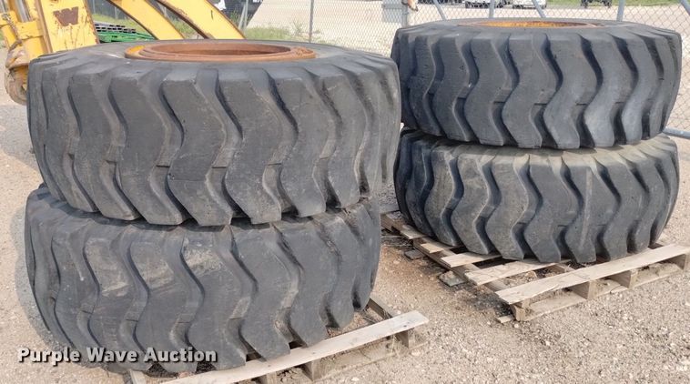 image for item LP9617 (4) Triangle 20.5-25 tires and wheels