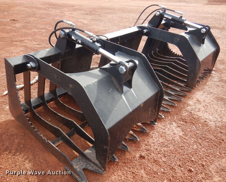 image for item LT9782 78" W skid steer grapple bucket