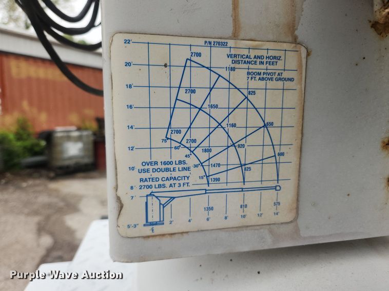 image for item LX9567 2003 Ford F550 Super Duty XL  Crew Cab utility / service truck