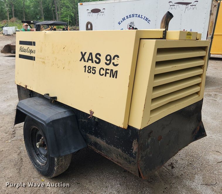 image for item LX9572 2000 Atlas Copco XAS96  air compressor
