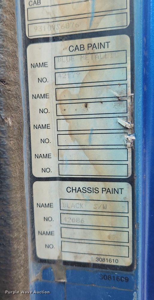 image for item LX9574 1994 White GMC Autocar  dump truck