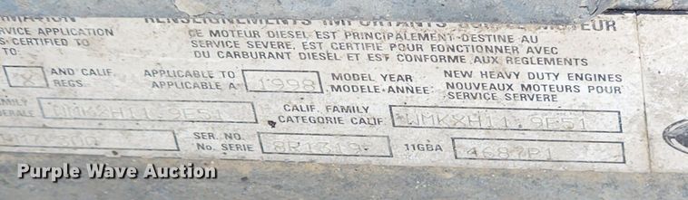 image for item LX9579 1999 Mack DM690S  dump truck