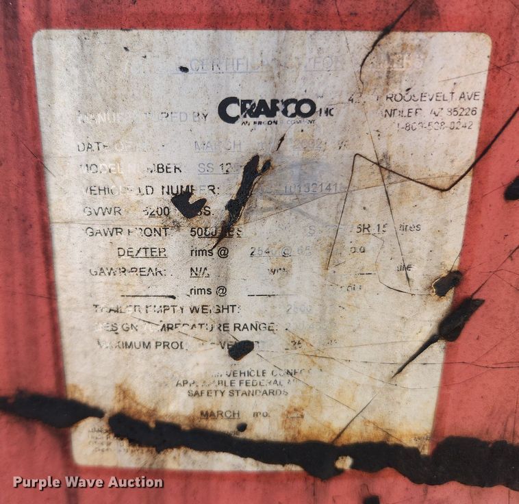 image for item LX9590 2002 Crafco SS125  pothole patcher