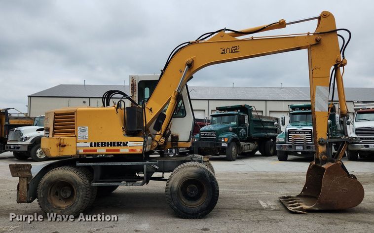 image for item LX9591 Liebherr A312  wheeled excavator