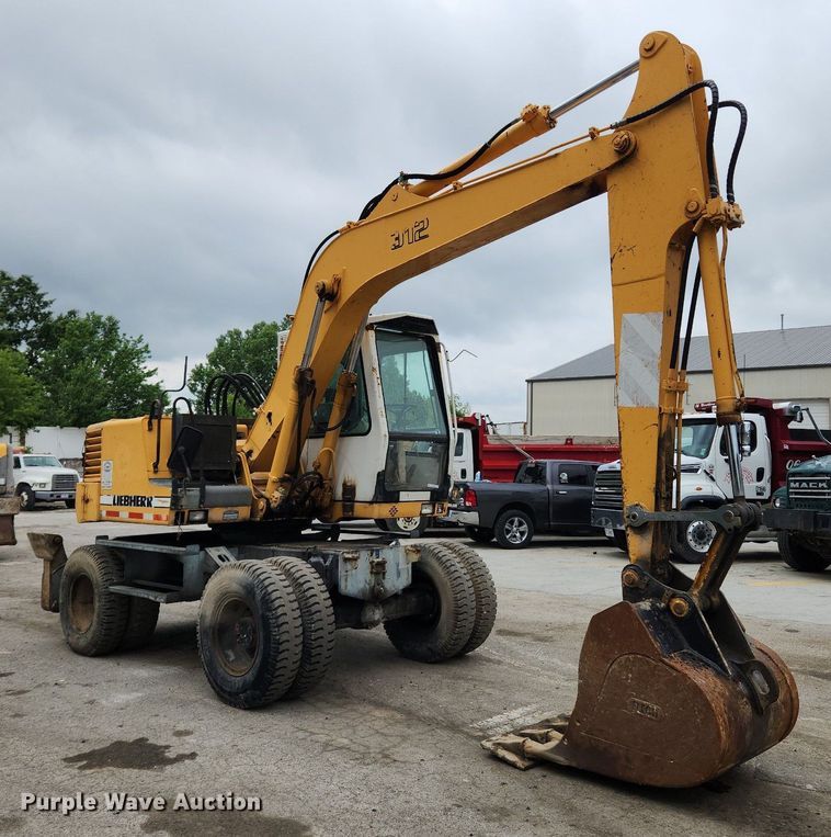 image for item LX9591 Liebherr A312  wheeled excavator