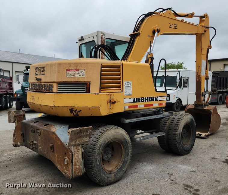 image for item LX9591 Liebherr A312  wheeled excavator