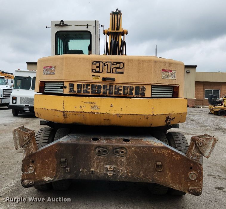 image for item LX9591 Liebherr A312  wheeled excavator