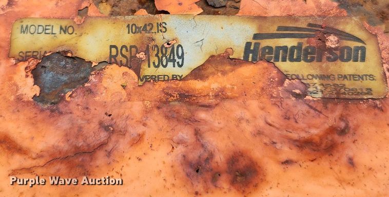 image for item LX9596 Henderson  10' W snow plow