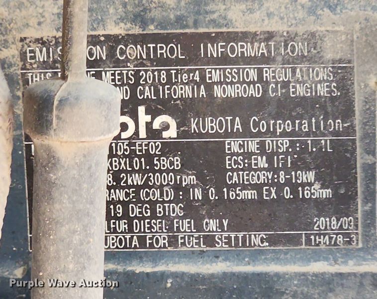 image for item LX9603 2019 Ditch Witch SK800  compact utility loader