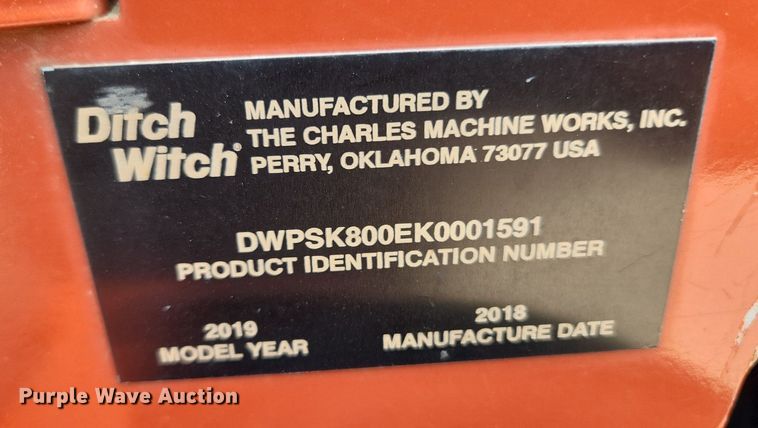 image for item LX9603 2019 Ditch Witch SK800  compact utility loader